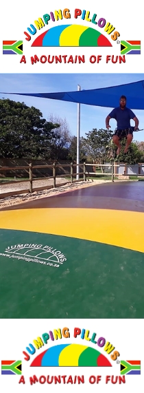Jump on a Jumping Pillow in South Africa and you'll want to get a South African Jumping Pillow yourself!